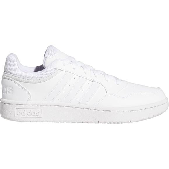 NWT Adidas Women's Hoops 3.0 Low Top Basketball Shoe,White/Dash Grey-Size 8.5 - Picture 3 of 7